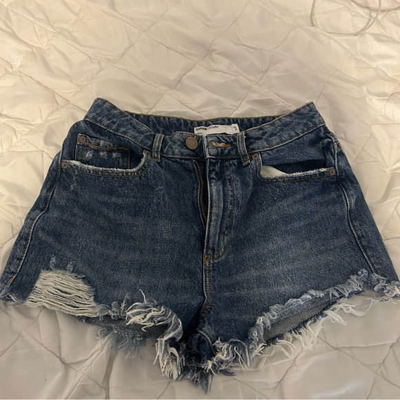 Garage festival Jean shorts - Picture 1 of 3